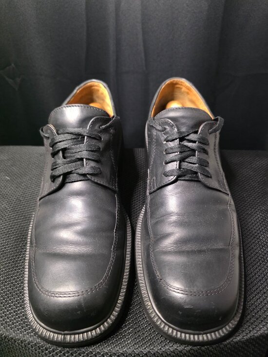 Ecco City Black Leather Oxford Dress / Casual shoes SZ mens 12/13 Europe 46 main image 9